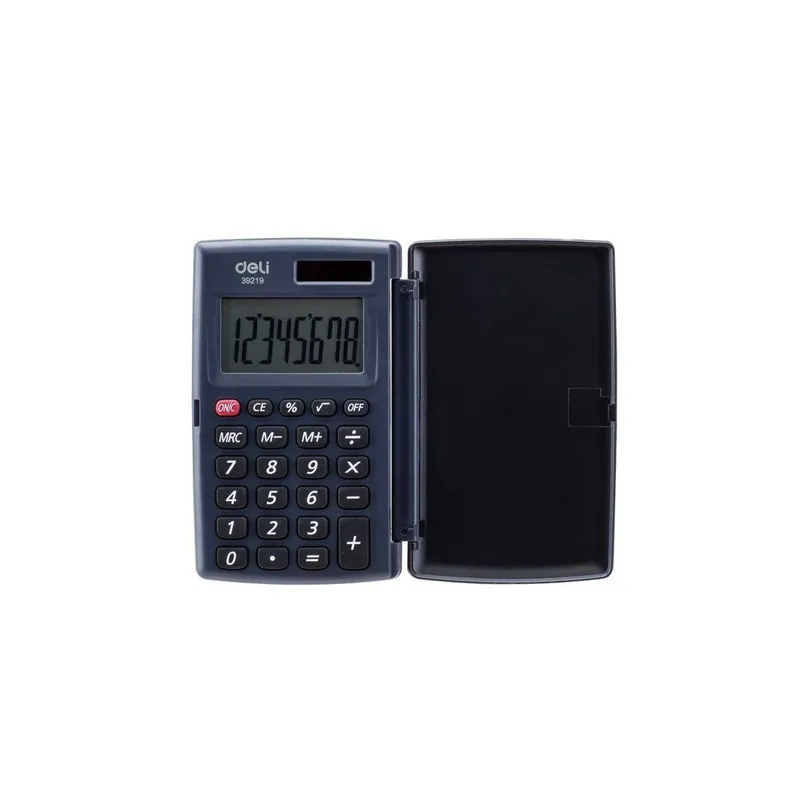 Pocket Calculator Cover Ref 39219 8 Digits, 110*67*15mm Deli