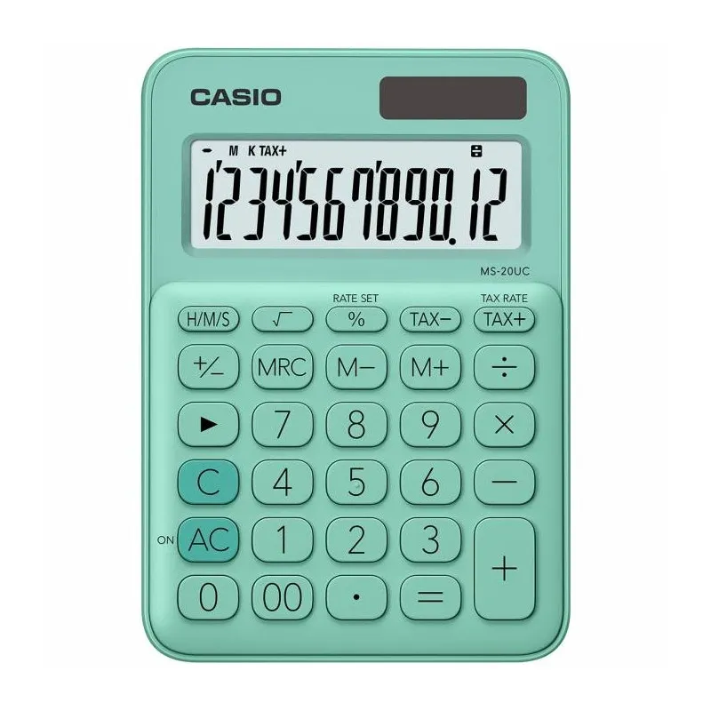 Desktop Calculator  Ref MS-20UC 12 Digits  Casio