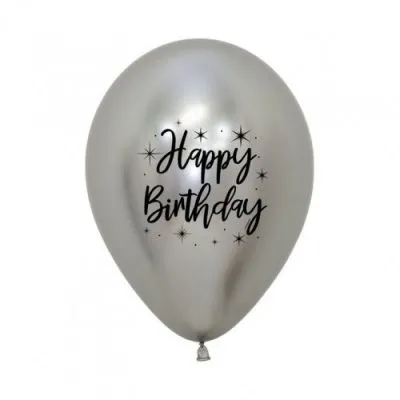 Birthday Balloons  Chrome [Pk 10] FK