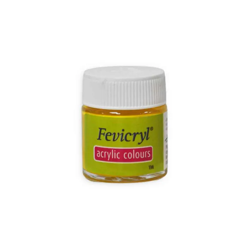 Acrylic Colours Ref FC-03 15 ml, Chrome Yellow Fevicryl