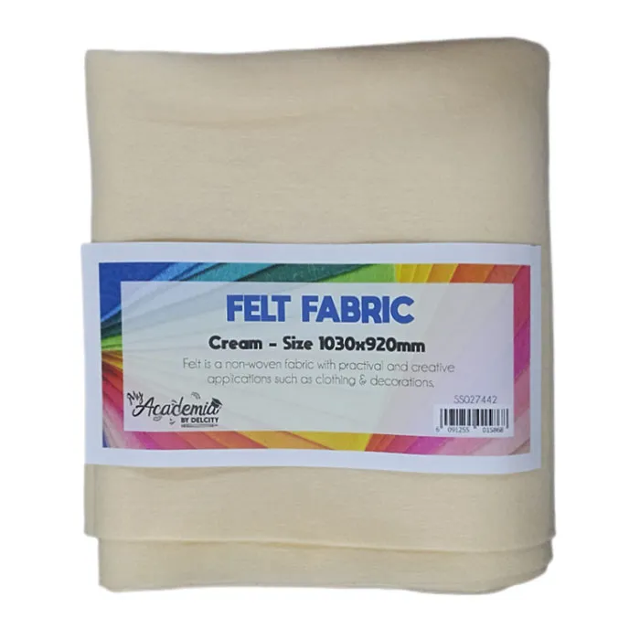 Felt Fabric Cream, 1030x920mm HW