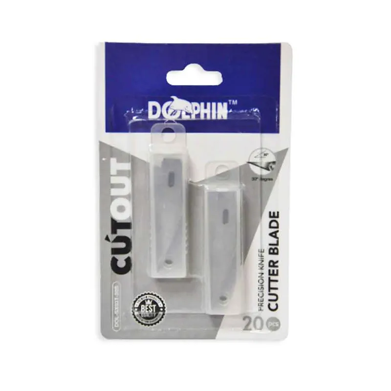 Blades (Art Knife) Ref SX-03T 45*8.7 mm [Pk 20] Dolphin