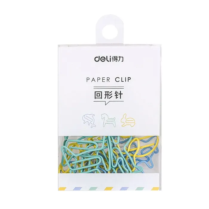 Paper Clips Ref 0056 12 pces, special designed animals Deli