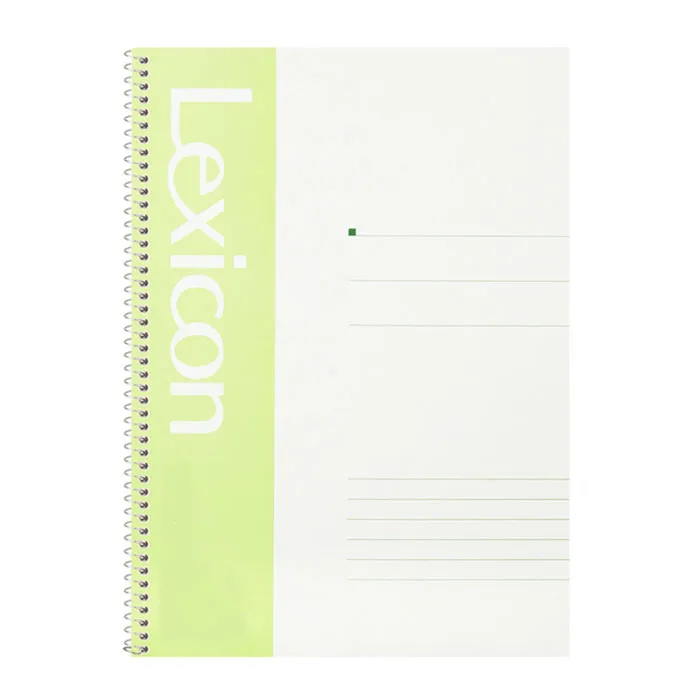 Spiral Notebook Ref 7690 A4, 100 Sheets Ruled, Single Wire Deli
