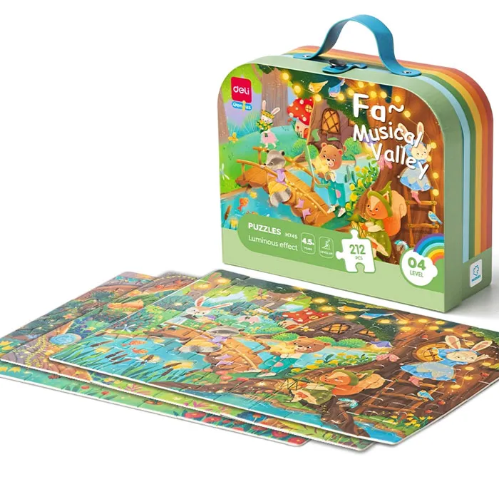Puzzles Ref EH745 212 Pcs, Assorted Design Deli