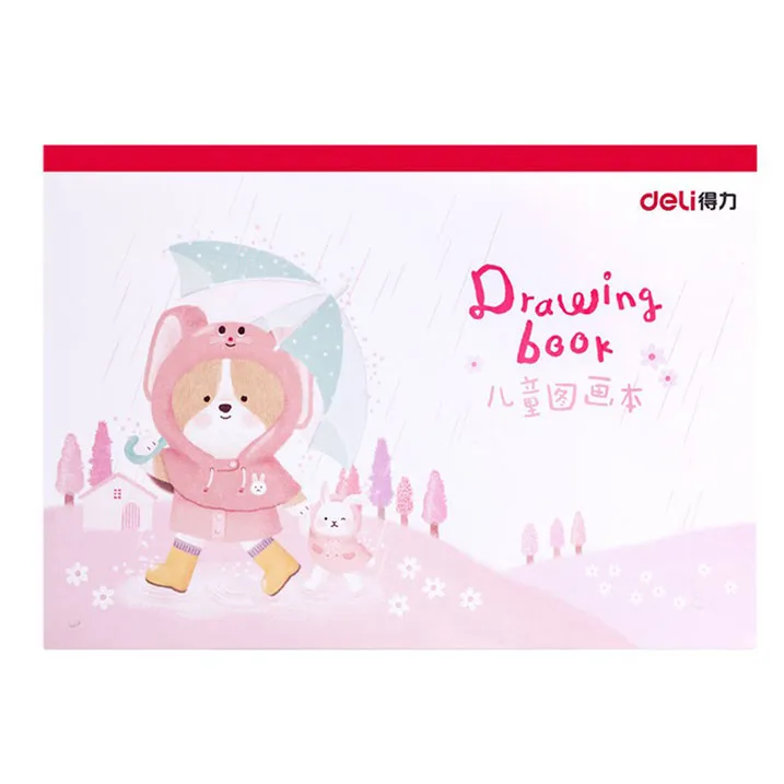 Drawing Book Ref 73382 210*297 m, 20 sheets/book Color Varies Deli