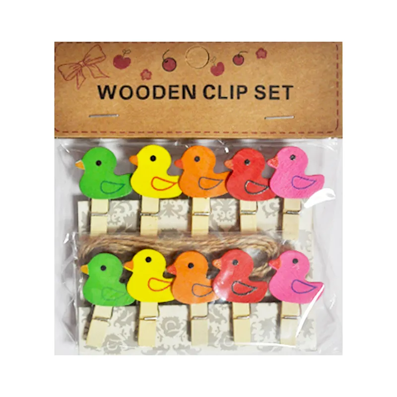 Wooden Clip Ref WW6772-145 Duck [Pk 10] FW