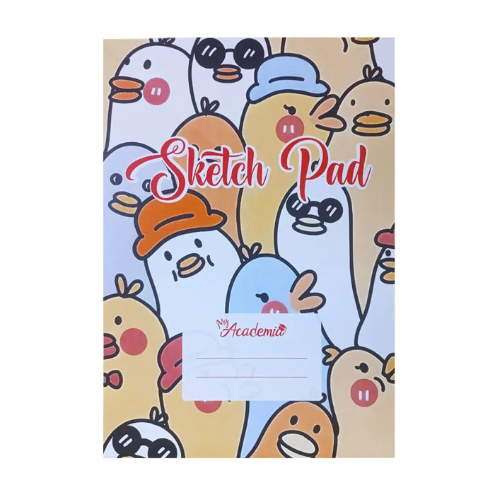 Sketch Pad A4, 30 Sheets, Ducks MyAcademia