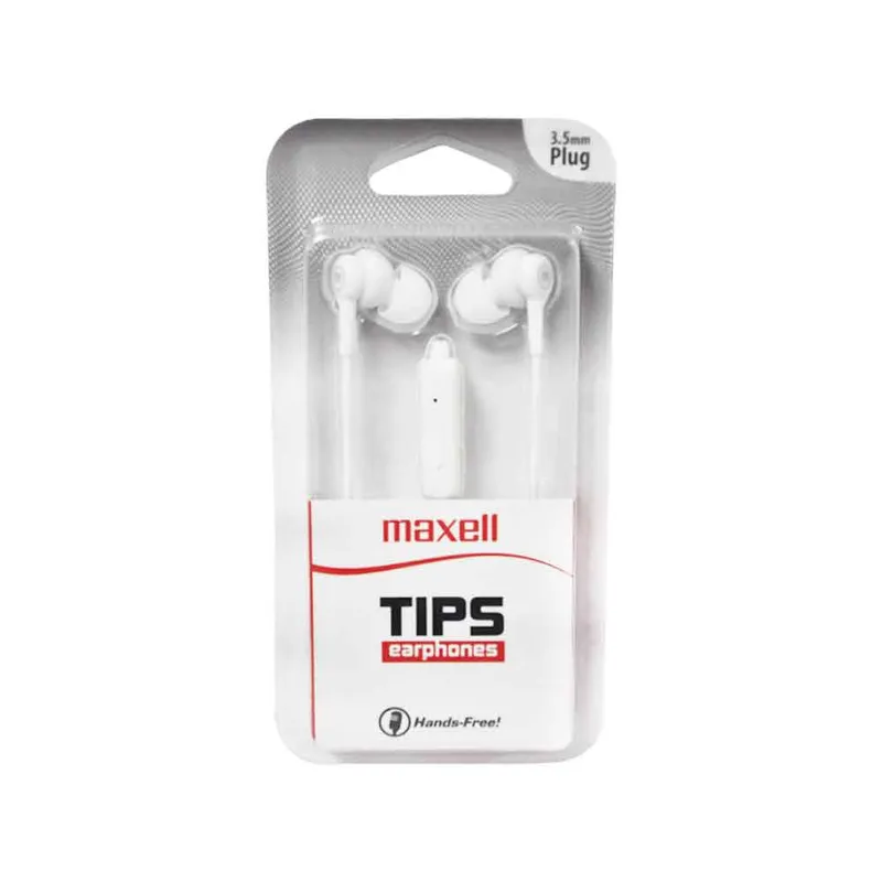 Earphone Ref 00042 With Microphone,3.5mm Plug Maxell