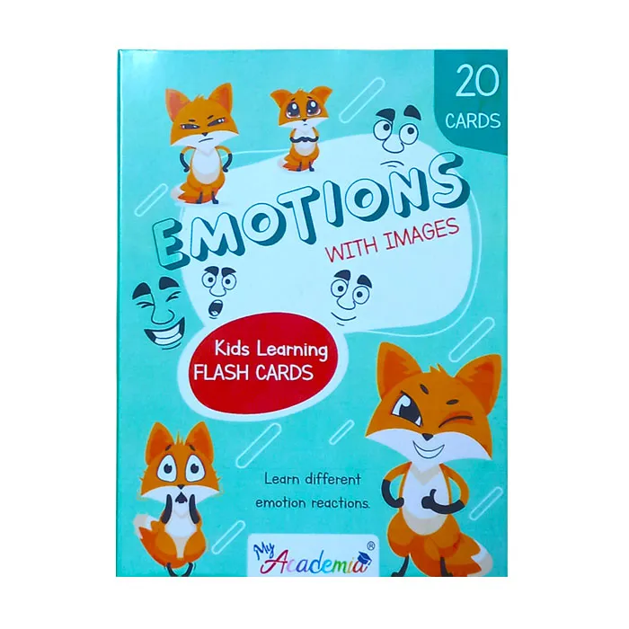 Flash Cards - Emotions 20 Cards With Images My Academia