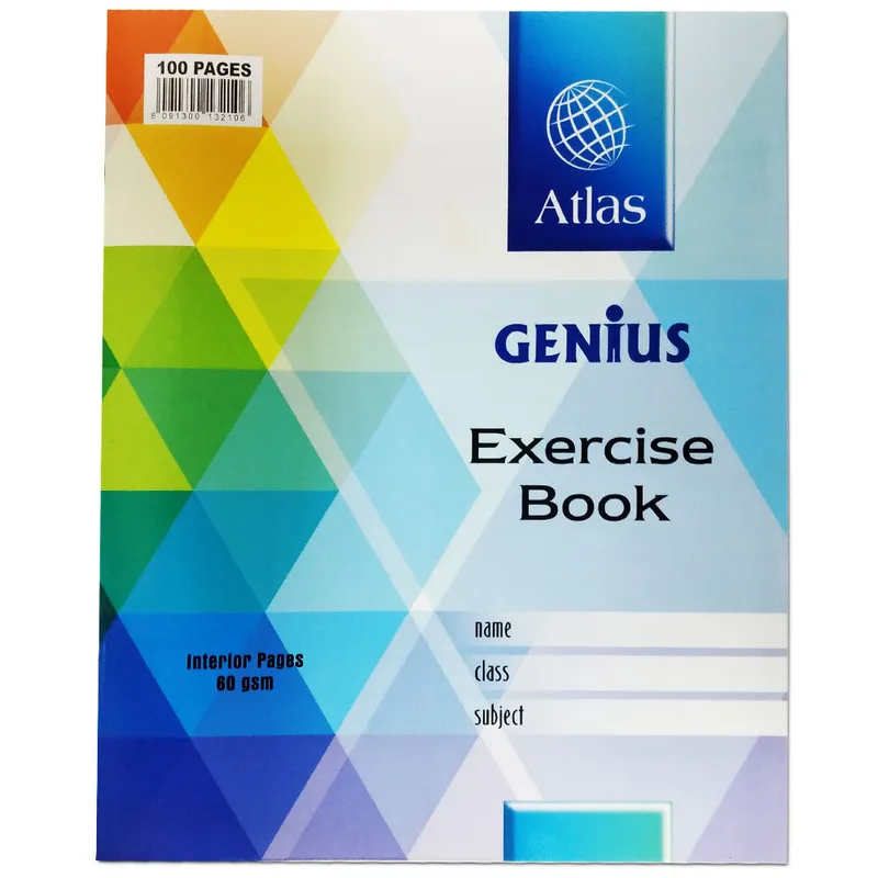 Exercise Book Ref BXL100 Single Ruled, Extra Large, 100 Pages  Genius