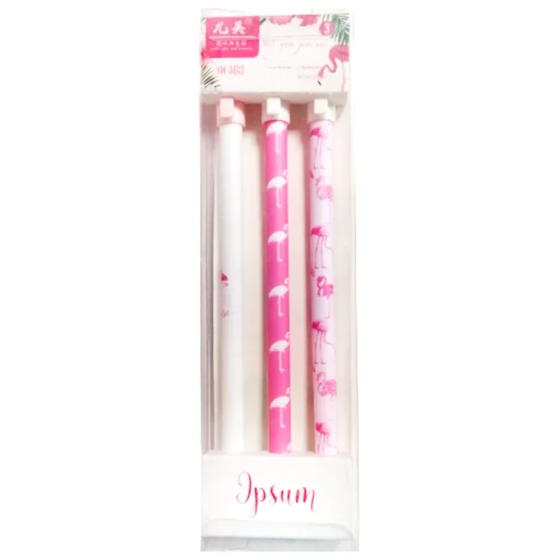 Gelpen Ref 528 / YM-A612 Sakura, Flamingo & Leaf Theme pen MeliMelo
