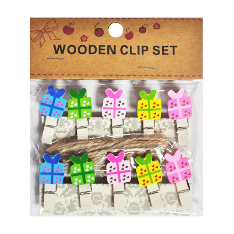 Wooden Clip Ref WW6772-145 Gift [Pk 10] FW