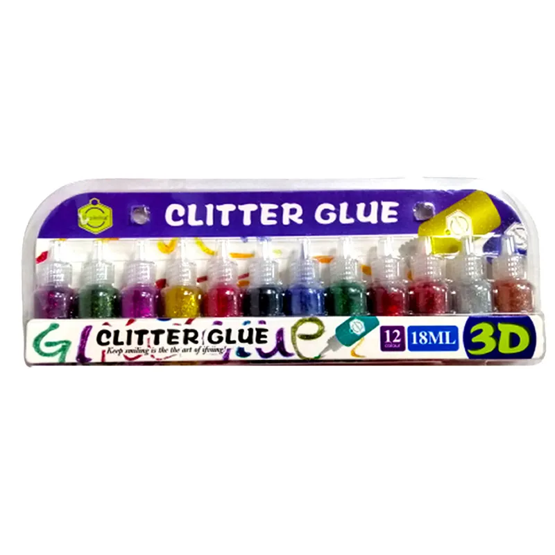 Glitter Glue  Ref B7018G Assorted Colors WYS