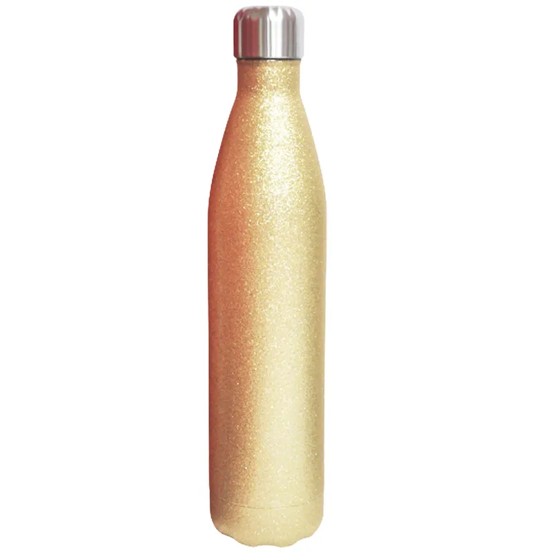 Bottle Stainless Steel Ref 08407 1000ml Gold - Glitter [Isotherm] JF
