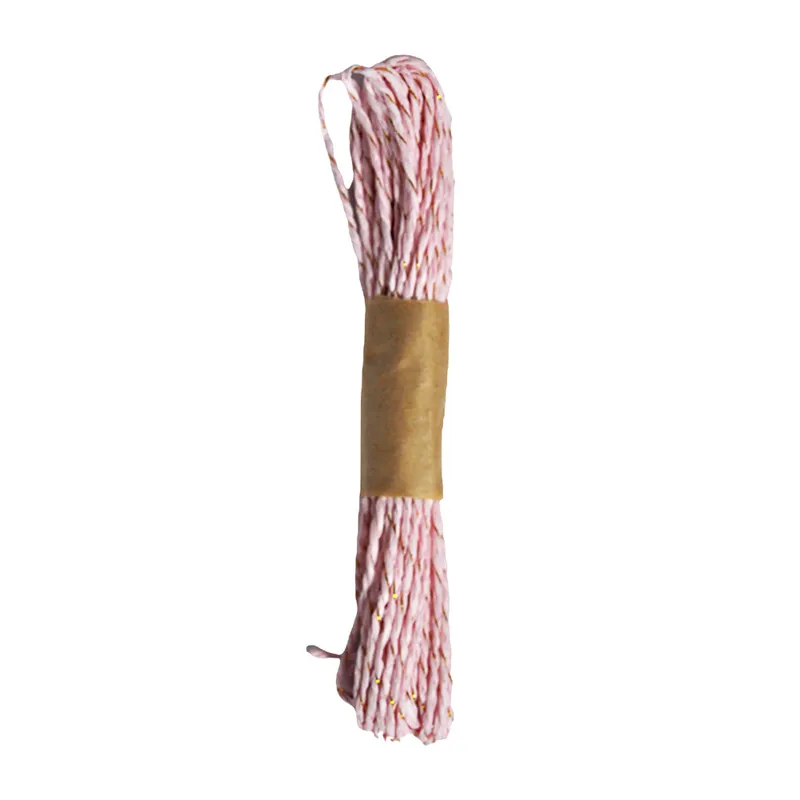 Cordon Ref A30-5A Gold Strands Cotton Twines - Assorted Colors FW