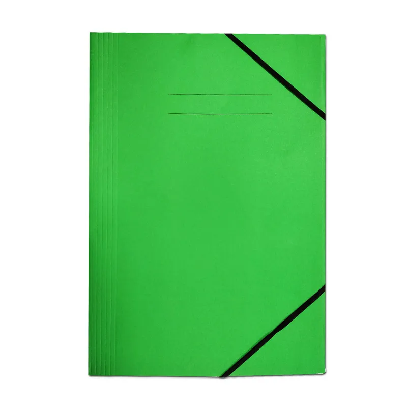 Elastic File Bristol  300 Gms, Green Winpac
