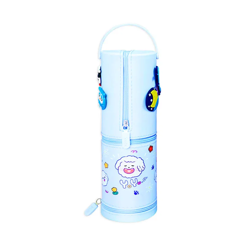 Pencil Case PP Cylinder Blue [21*6.5cm] My Academia