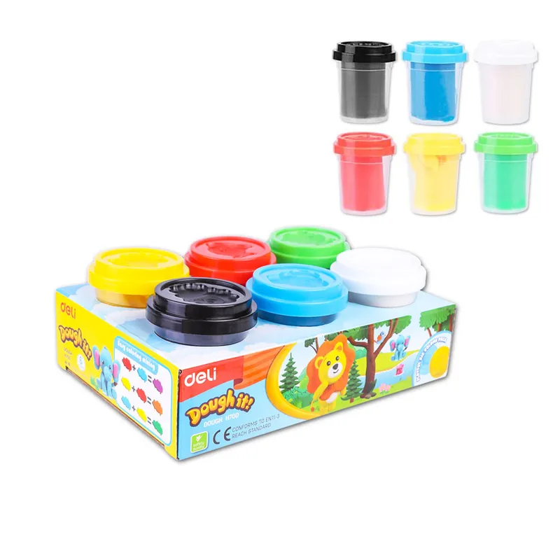 Dough Ref H700 Box of 6 Colours Deli