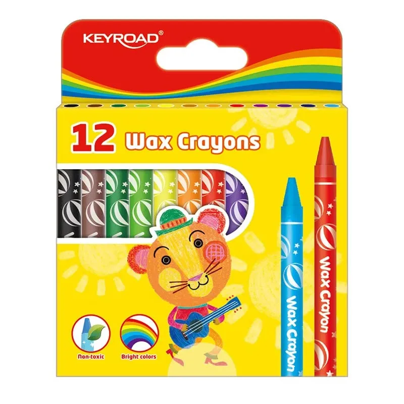 Wax Crayons Ref KR971303 12 pcs Keyroad