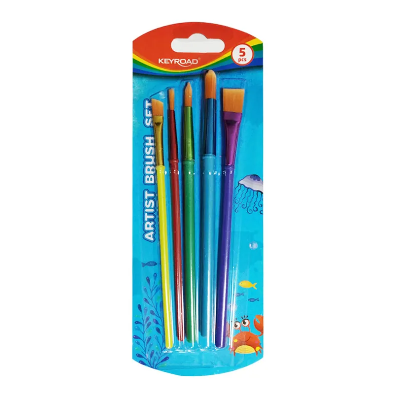 Paint Brush Ref KR971857 Artist Brush Set 5 Pcs KeyRoad