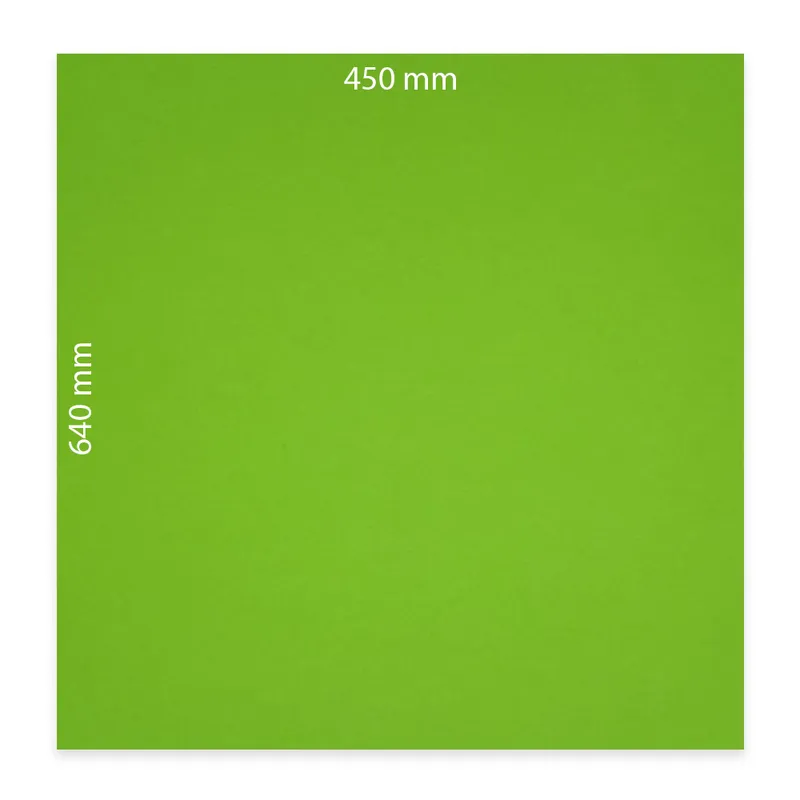 Bristol Paper  450*640mm Lime Green, 230gsm No Brand