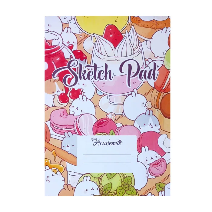 Sketch Pad A4, 30 Sheets, Dessert MyAcademia