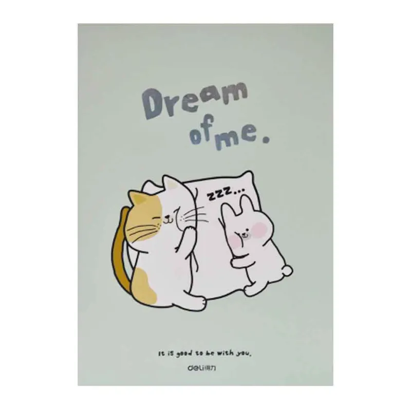 Soft Cover Notebook Ref FA540 A5, 40 Sheets, Cute Pet Bubble [With you] Deli