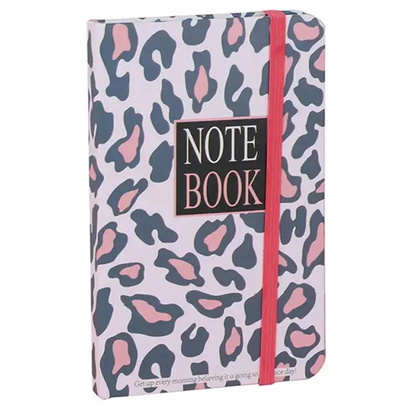 Notebook Ref466 Tropical Nature Leaf & Cheetah A5 MeliMelo