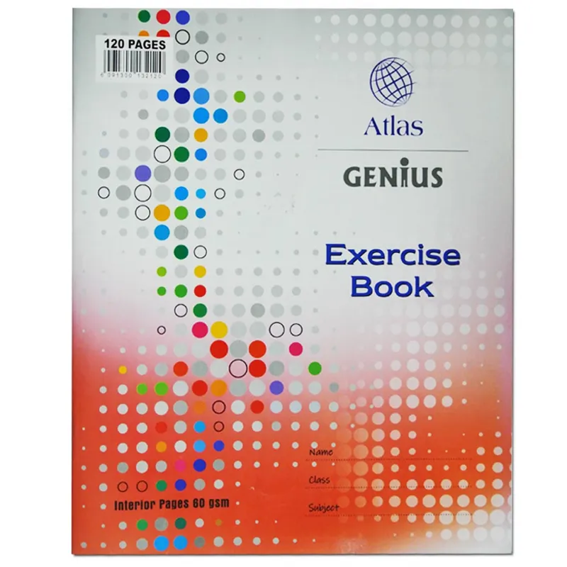 Exercise Book  Ref BXL120  Single Ruled, Extra Large, 120 Pages Genius