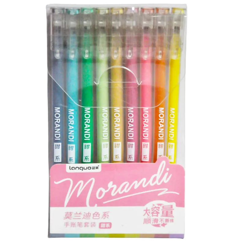 Gel Pen Ref 674 Color Ink - Morandi Shade D0221 - Pk 9 MeliMelo
