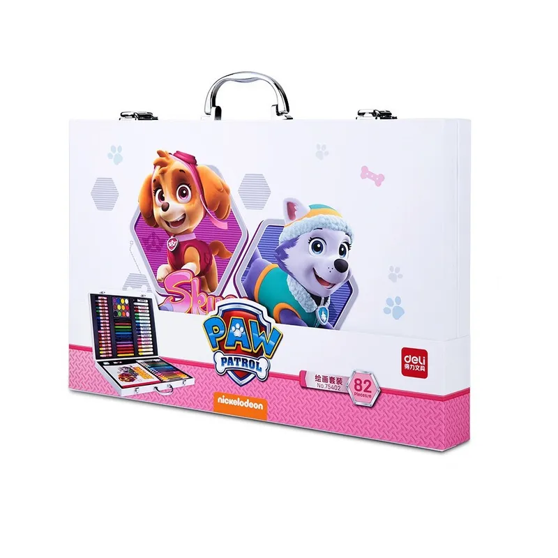 Colouring Set Nickelodeon Ref 75402 Pink, Paw Patrol [82 Pcs] Deli