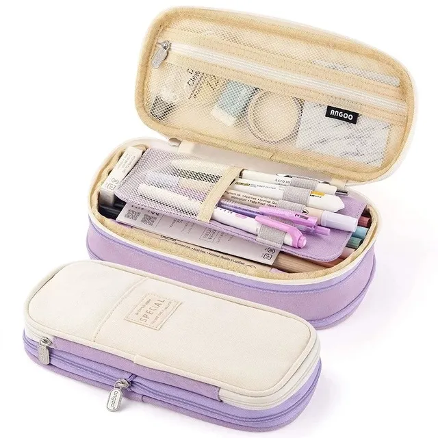 Pencil Case Cloth Special Purple [22*11cm] - 2 Comp My Academia