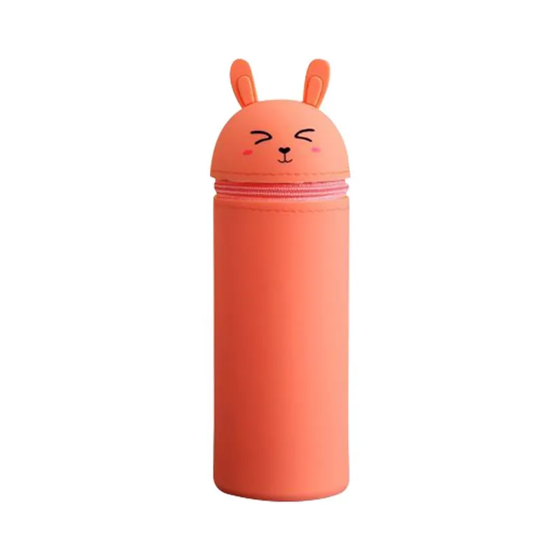 Pencil Case PP Cylinder Rabbit Orange [17*6cm] My Academia
