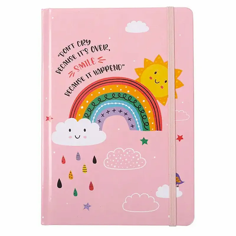 Notebook Ref421 Inspirational Rainbow - A5 MeliMelo