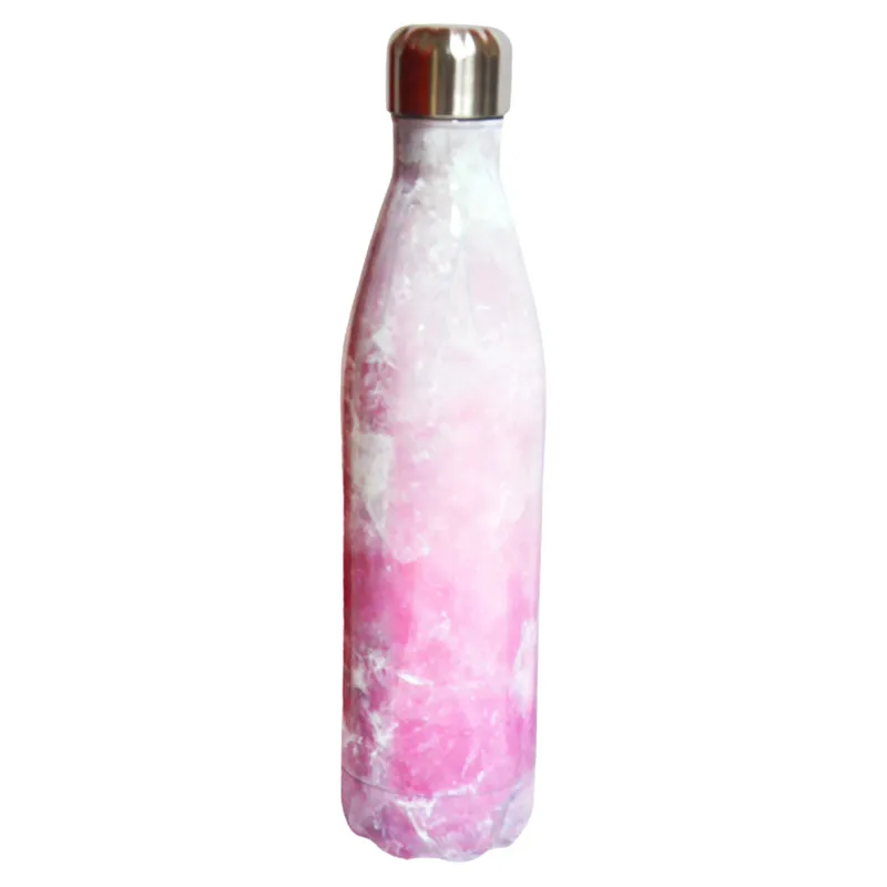 Bottle Stainless Steel Ref 13884 750ml Pink Marble [Isotherm] JF