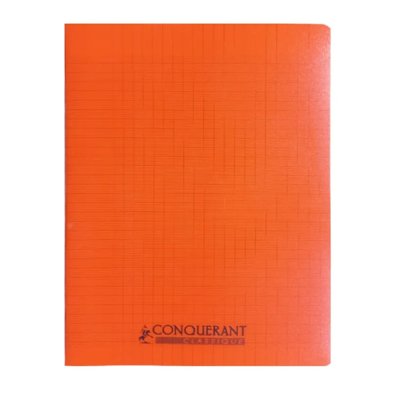 Classic Cover Notebook Ref 100105478 A4, 96 pages, Seyes Lines, Polypro Orange Conquerant