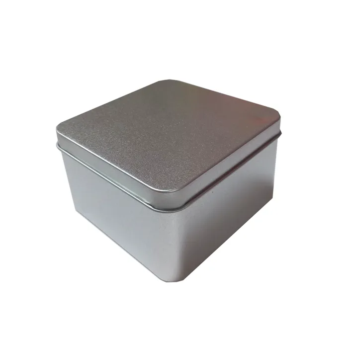 Metal Box Ref LC505 Square, Silver FW