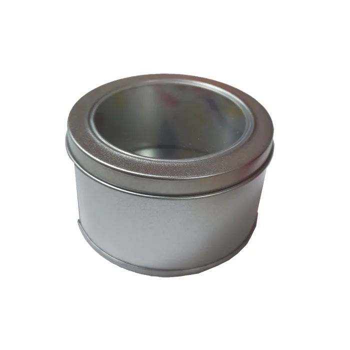 Metal Box Ref LC510 Circle, Silver FW