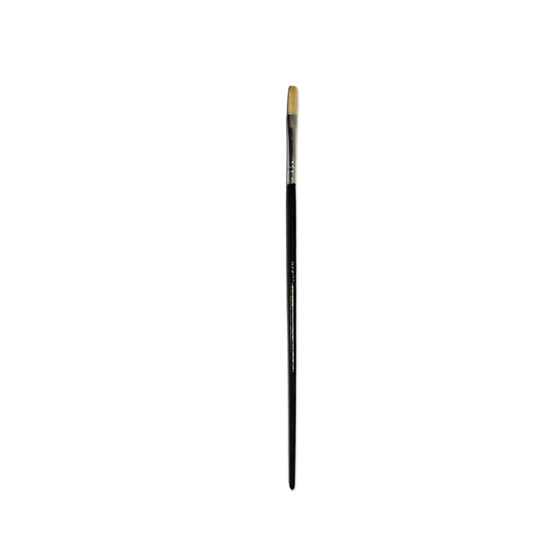 Paint Brush Size  N° 4 [flat brush] black Eterna