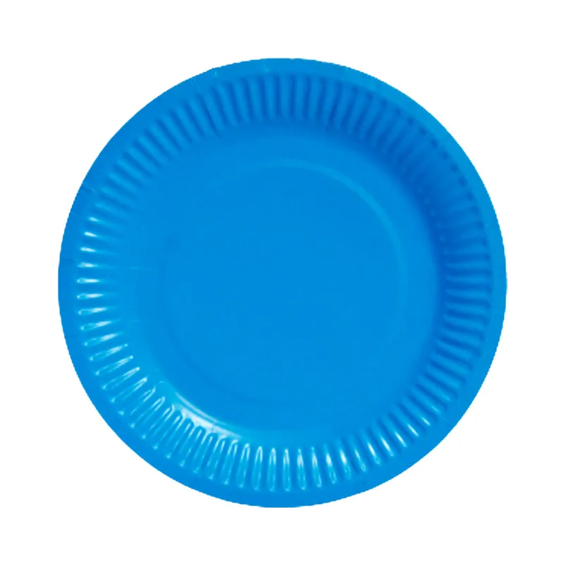 Paper Plates Party 9"/23 cm light blue [pk10] WTC