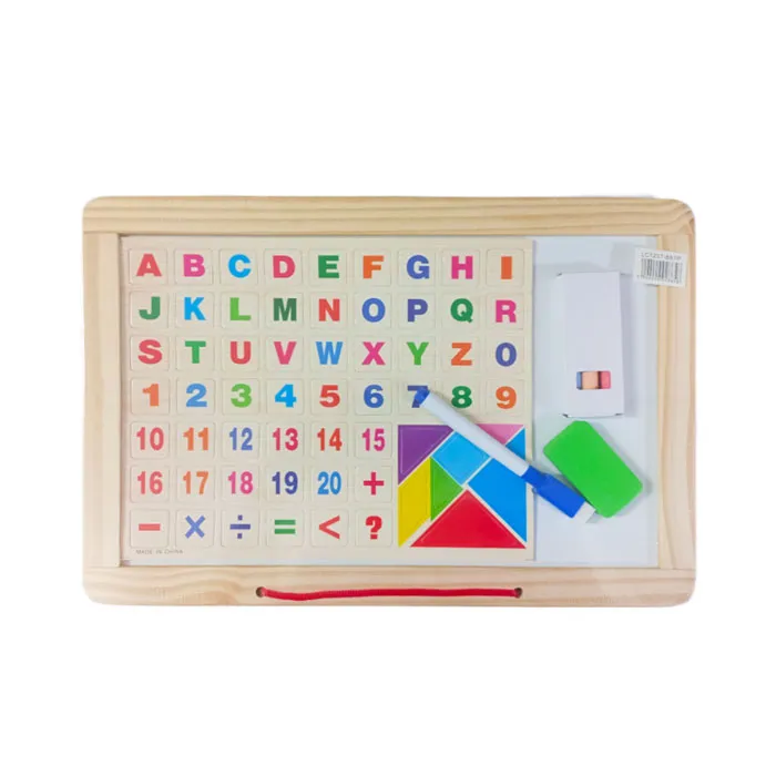 White Board & Black Board Ref LC1237 With Jigsaw Puzzle and Board Kit, 335*225mm FW
