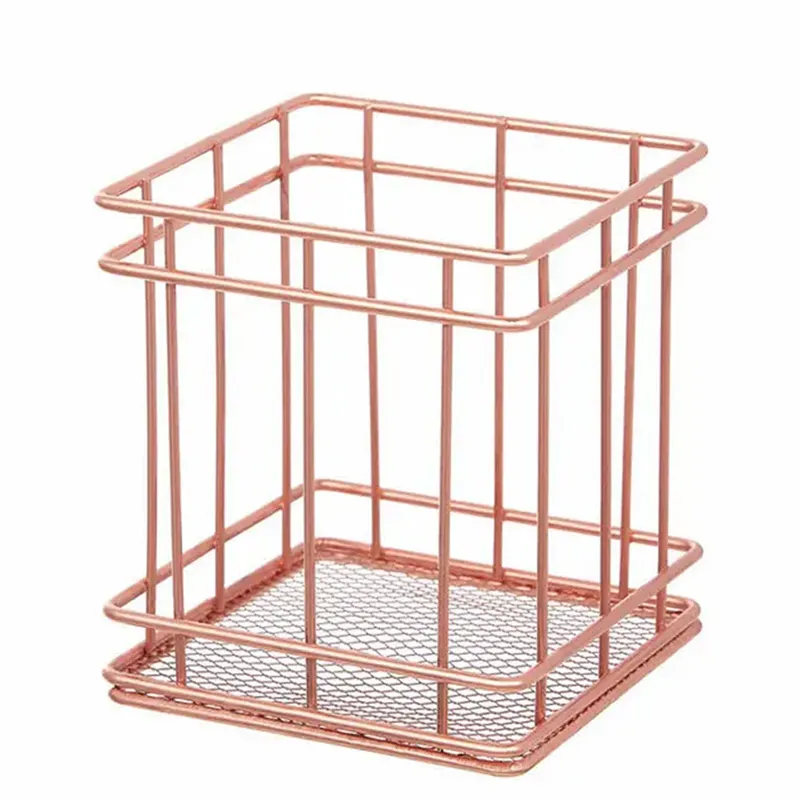 Pen Holder Ref050 Metallic Rose Gold & Gold MeliMelo
