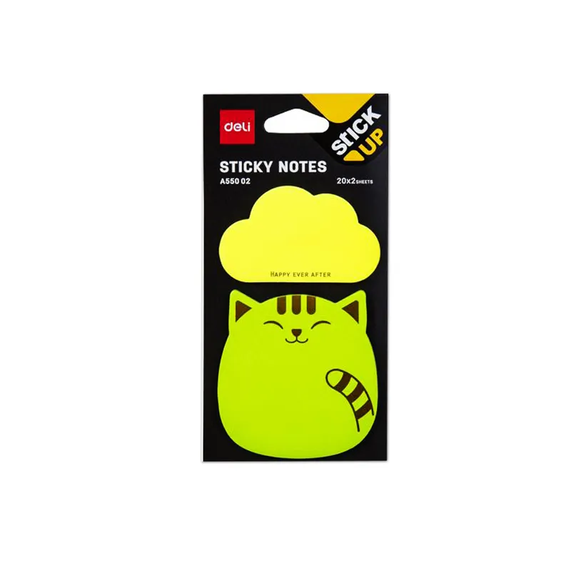 Sticky Notes Ref A55002 S3X3"[76*76 mm] 20 designed shtsx2 Deli