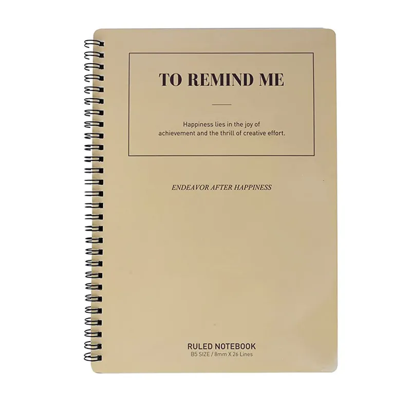 Spiral Notebook Ref LB56001 B5, ruled of 60 sheets, double wire Deli