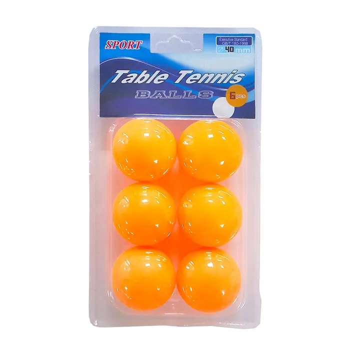 Table Tennis Balls Ref WW1555-12 Ø40mm [Pk 6] FW