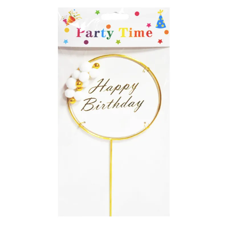 Party Cake Topper  Acrylic (White)  WTC