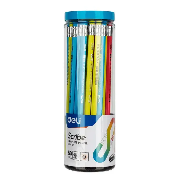 Wood Pencil U51006 2B Scribe [Pk 50] Deli