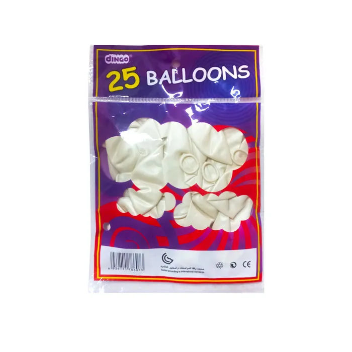 Metallic Balloons  Avail: White, Dark Blue, Pink [Pk 25] CML