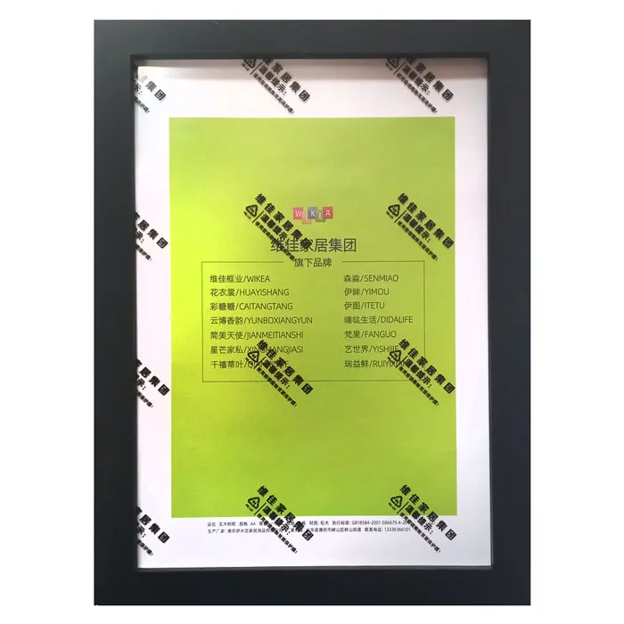 Photo Frame Ref XK2020 A4 Plastic  SI
